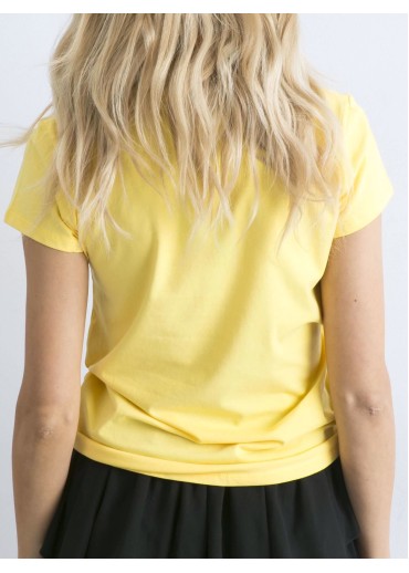 Žlté basic tričko