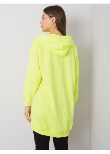 Ružová predĺžená mikina