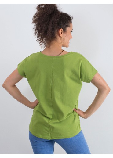 Zelené basic tričko