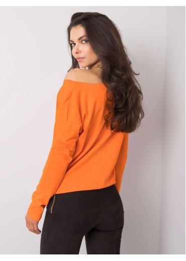 Oranžové tričko s dlhým rukávom