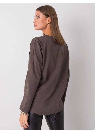 Sivé tričko s dlhým rukávom