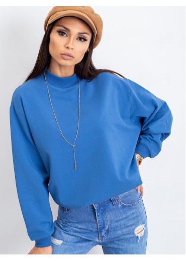 Svetlomodrá basic mikina