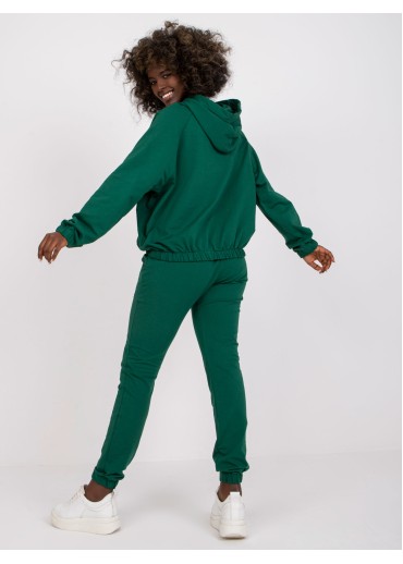 Tmavozelená tepláková súprava