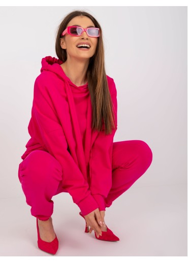 Fuchsiovo ružová tepláková súprava