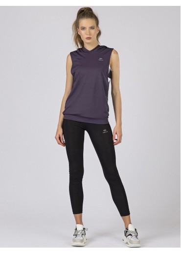 Fialové tričko s kapucňou