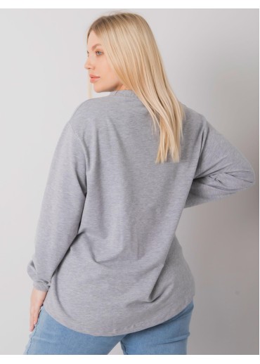 Sivé tričko s potlačou