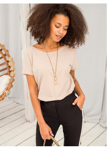 Béžovo hnedé tričko