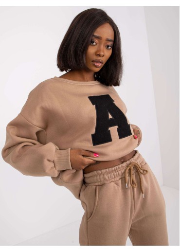 Béžovo hnedá tepláková súprava