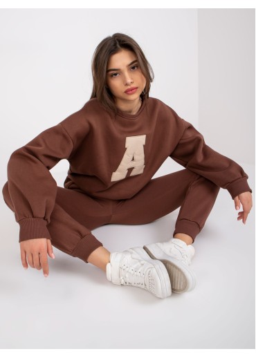 Hnedá tepláková súprava