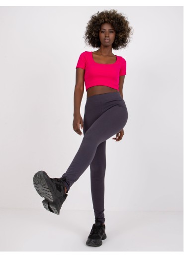 Grafitovo sivá legíny