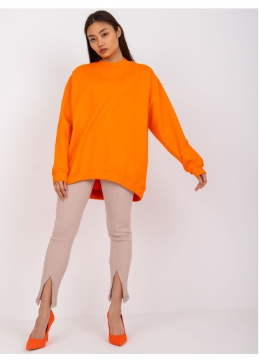 Oranžová oversize mikina
