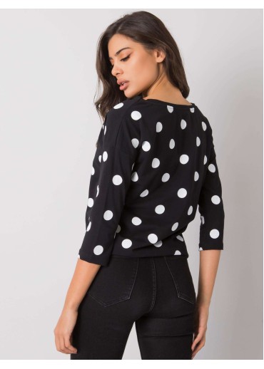 Čierne bavlnené tričko