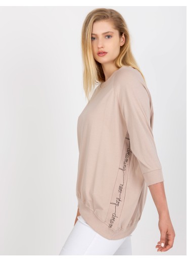 Béžovo hnedá tunika