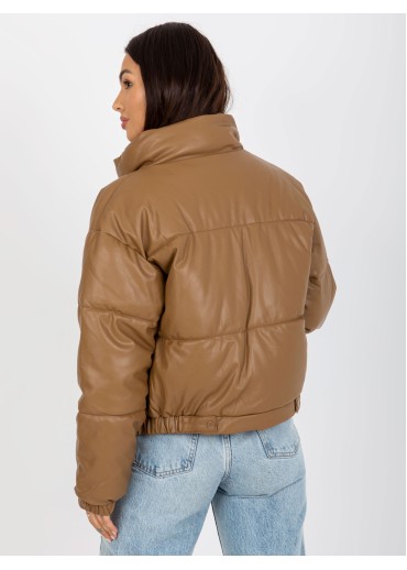 Hnedá krátka bunda