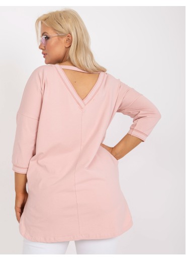 Tmavopúdrovo ružová tunika