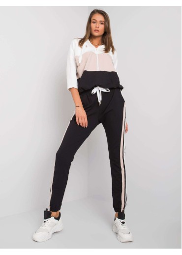 Béžovo hnedá tepláková súprava