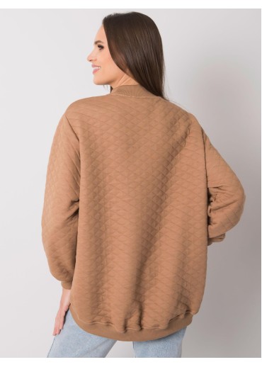 Hnedá dámska mikina