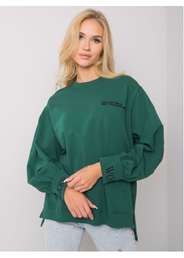 Tmavozelené bavlnené tričko