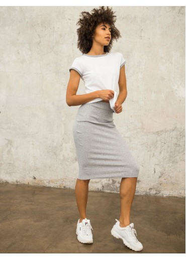 Svetlosivé basic tričko