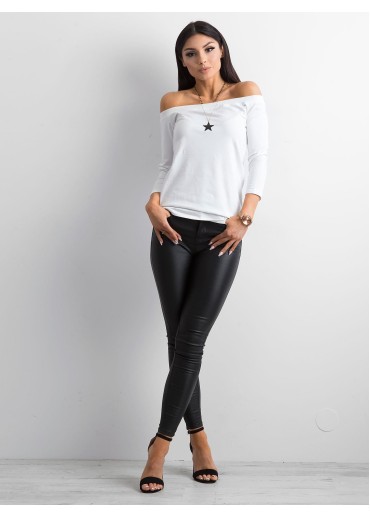 Biele carmen tričko