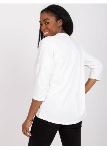 Smotanovo biele tričko s potlačou