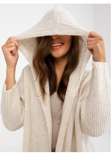 Smotanovo biely kardigán