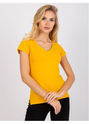 Žlté basic tričko