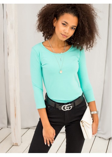 Mätovo zelené basic tričko