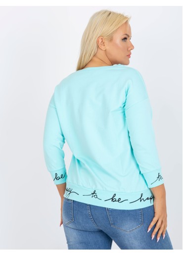 Svetlozelená mikina