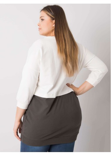 Khaki zelená bavlnená tunika