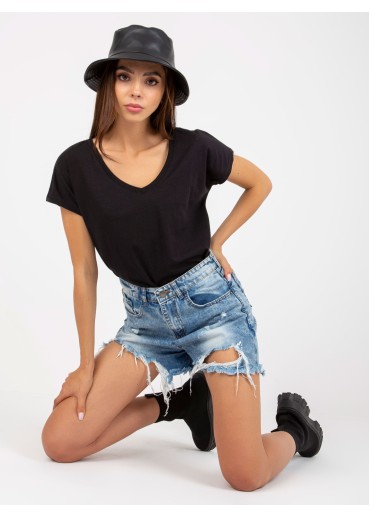 Čierne basic tričko