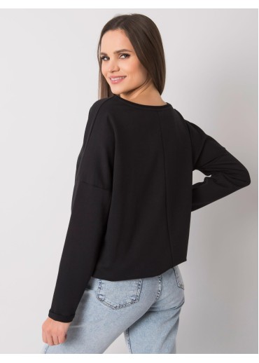 Čierne tričko s dlhým rukávom