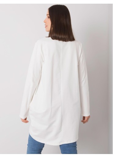 Smotanovo biela tunika s potlačou