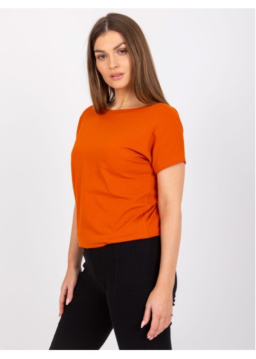 Karamelovo hnedé tričko