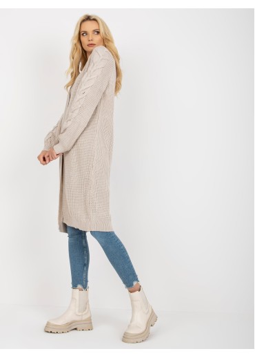 Béžovo hnedý kardigán