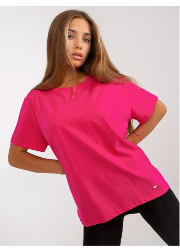 Fuchsiovo ružové asymetrické tričko