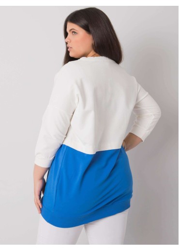 Svetlomodrá bavlnená tunika