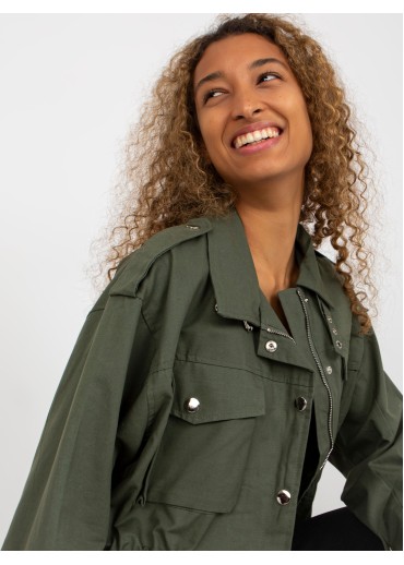 Khaki zelená bunda