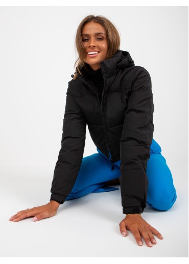 Čierna krátka bunda