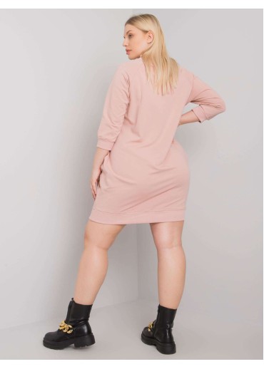 Tmavopúdrovo ružová tunika