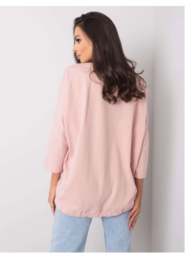 Tmavopúdrovo ružové tričko s potlačou