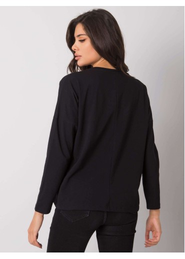 Čierne tričko s dlhým rukávom