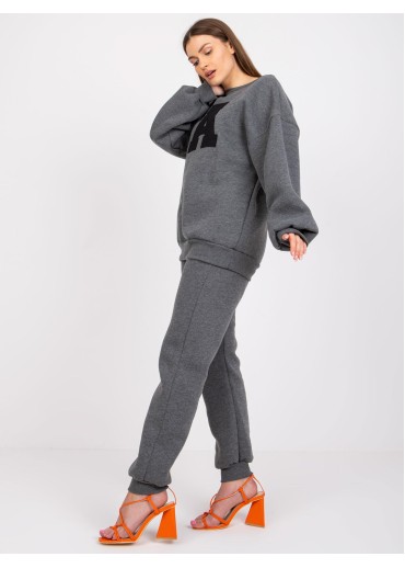 Sivá tepláková súprava