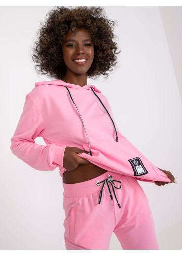 Púdrovo ružová tepláková súprava