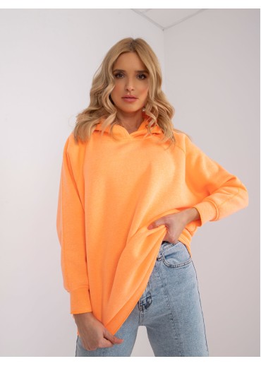 Oranžová mikinová tunika