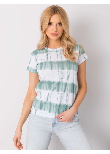 Zelené pruhované tričko
