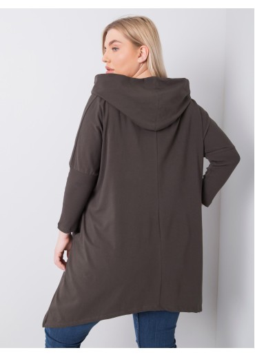 Zelená tunika s kapucňou