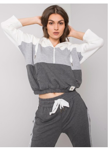 Sivá tepláková súprava