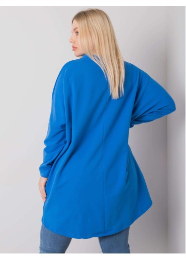 Modrá mikinová tunika