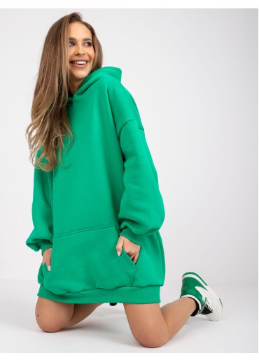 Zelená oversize mikina
